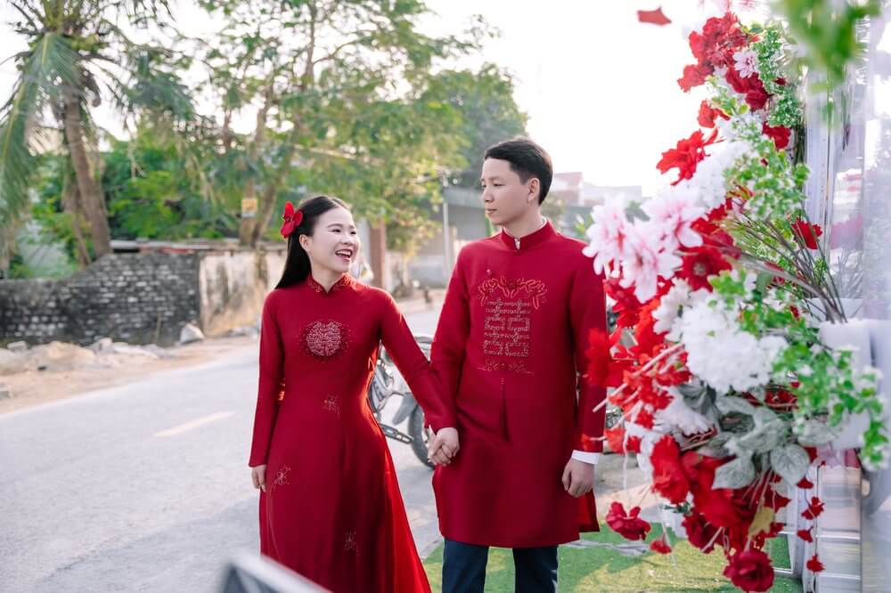 Ảnh cưới studio phong cách Hàn Quốc